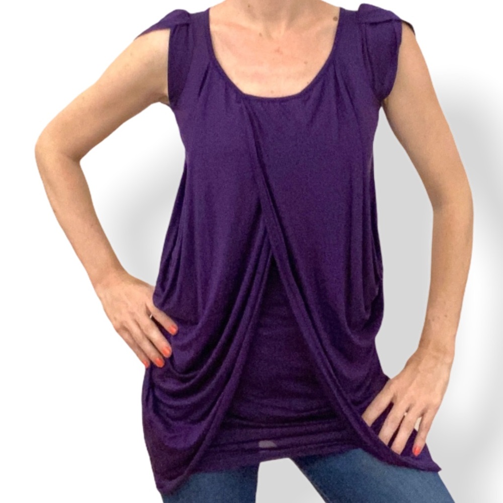 TED BAKER Short sleeve Tunic Top size 2 - Picture 4 of 7